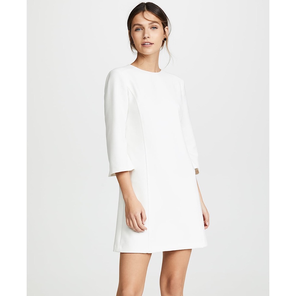 Alice + Olivia Carence Boat Neck Mini Dress